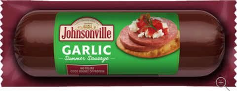 Johnsonville Garlic Summer Sausage 12 oz. 