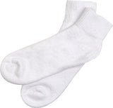 Ladies All White Quarter Socks - 6 Pack 