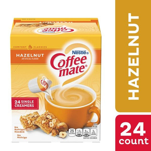 Coffee mate Hazelnut Liquid Coffee Creamer Singles 