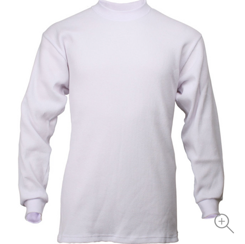 ProClub Men's Thermal Shirt - White 