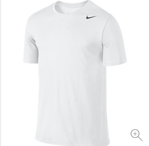 Nike Dri-Fit Cotton Short Sleeve White 