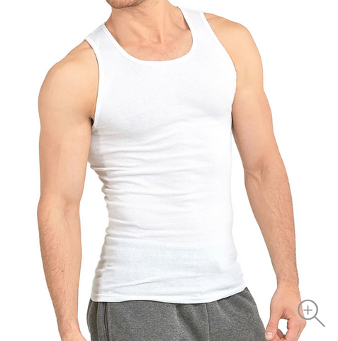 Knocker Athletic Shirts White 3 Pack 