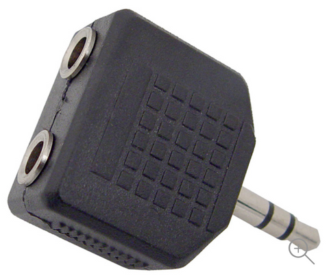Stereo Mini Jack "Y" Adapter 