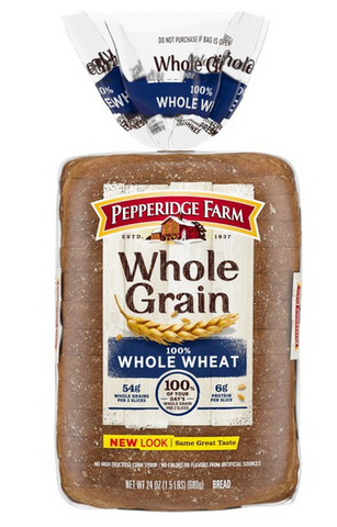 Pepperidge Farm® Whole Grain 100% Whole Wheat Bread 