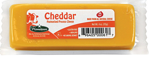 Hometown Cheese Bar - Cheddar 4 oz. 