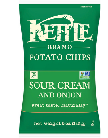 Kettle Potato Chips - Sour Cream & Onion 5oz. 