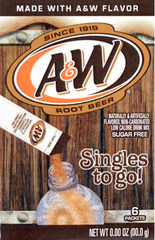 A&W Root Beer Drink Mix 6 ct. 