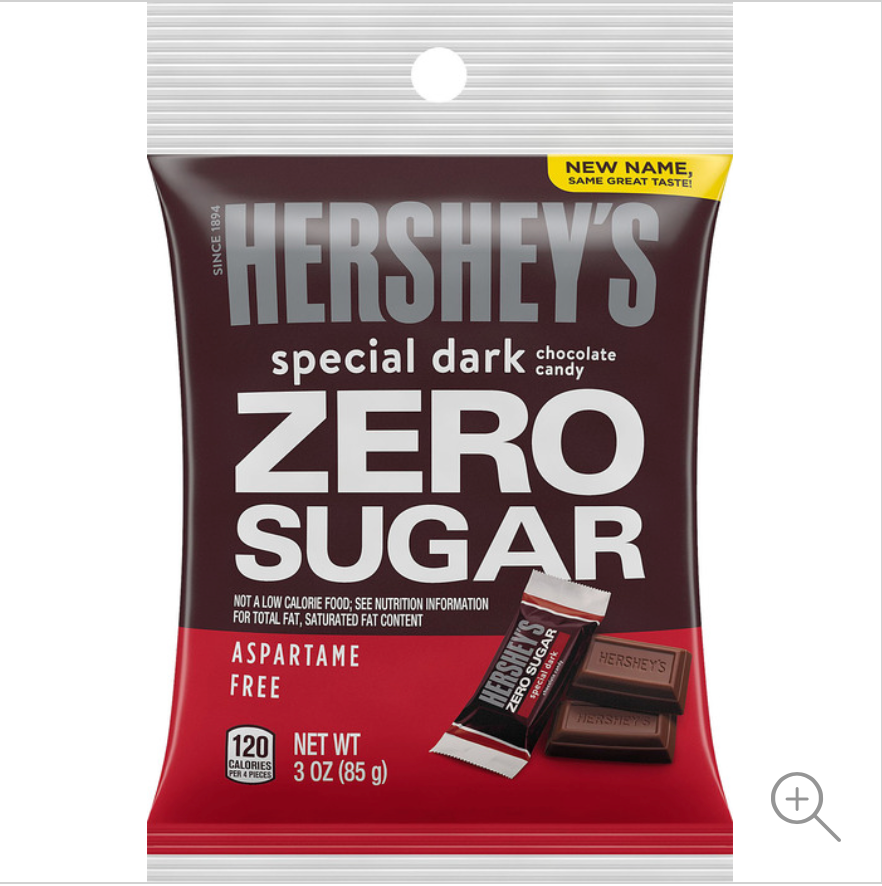 Hershey's Sugar Free Dark Chocolate 3 oz. 