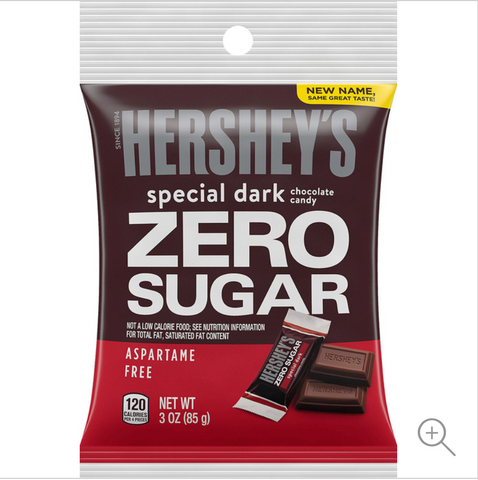 Hershey's Sugar Free Dark Chocolate 3 oz. 