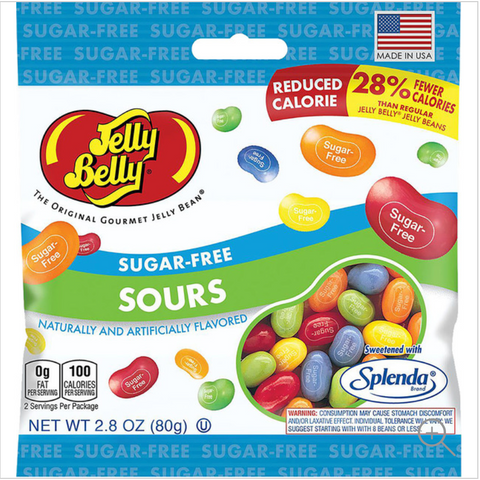 Jelly Belly Sugar Free Sour Flavors 2.8 oz. 