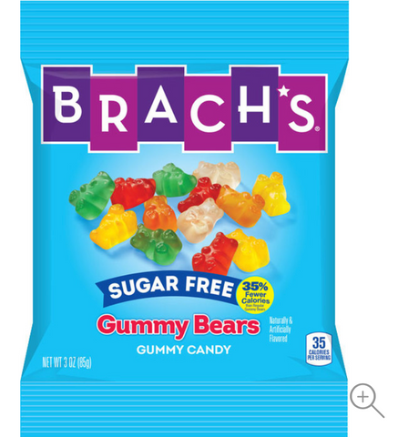 Brach's Sugar Free Gummy Bears 3 oz. 