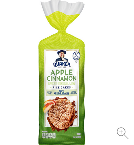 Quaker Apple Cinnamon Rice Cakes 6.5 oz. 