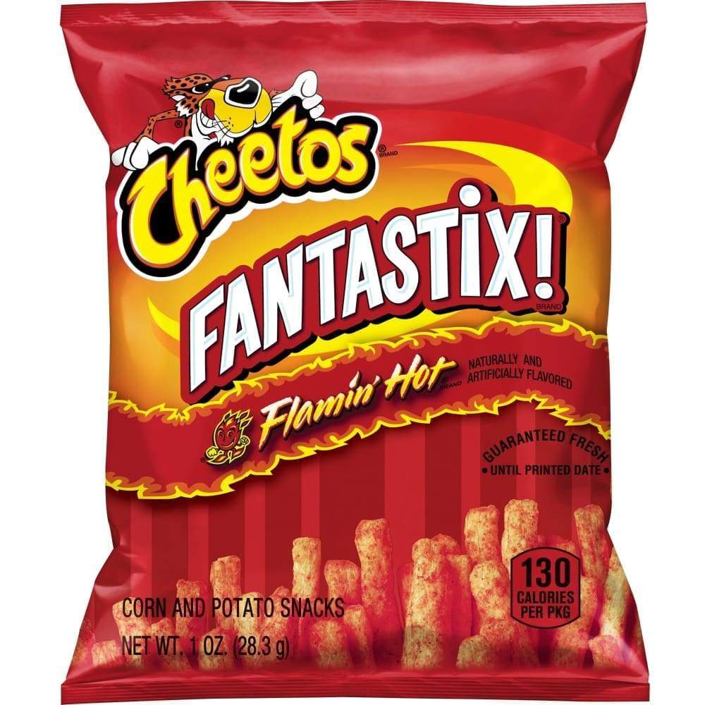 Cheetos Fantastix Flamin' Hot Corn & Potato Snacks 1.0 Ounce 