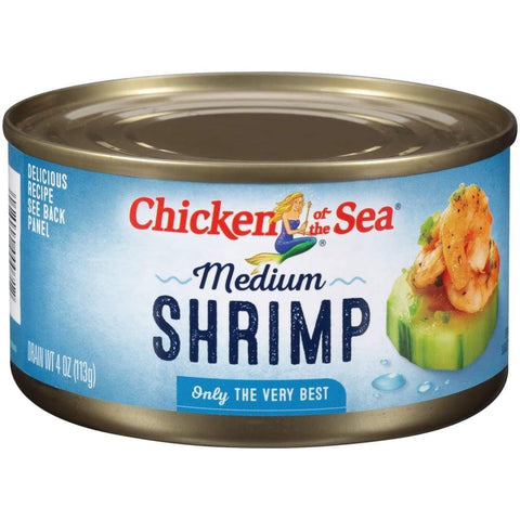 Chicken Of The Sea Medium Shrimp 4Oz 