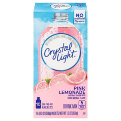 Crystal Light On The Go Powdered Soft Drink Pink Lemonade 