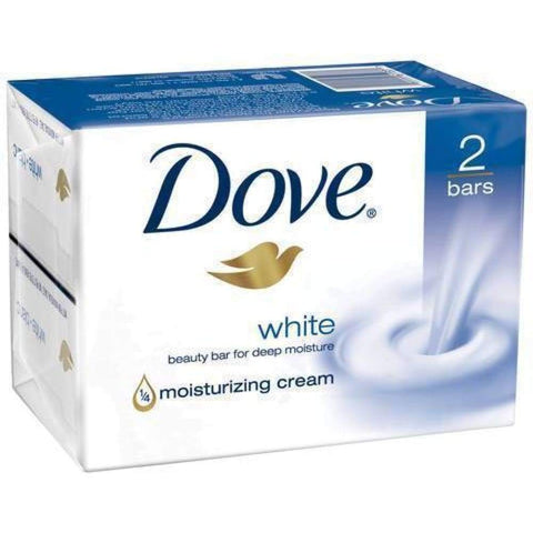 Dove Bar Soap White 2 Bars 