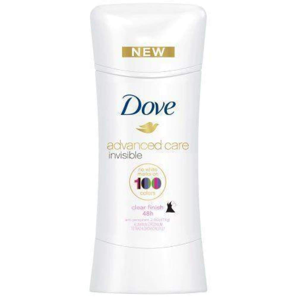 Dove Deodorant Solid Sticks Advance Clear Finish 2.6Oz 