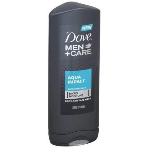 Dove Men+Care Body Wash Aqua Impact 13.5Oz. 