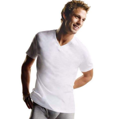 Hanes Men's ComfortSoft® V-Neck Undershirt 3-Pack 