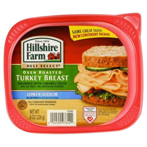 Hillshire Farm Lunchmeat Oven Roasted Turkey Low Sodium 8Oz 