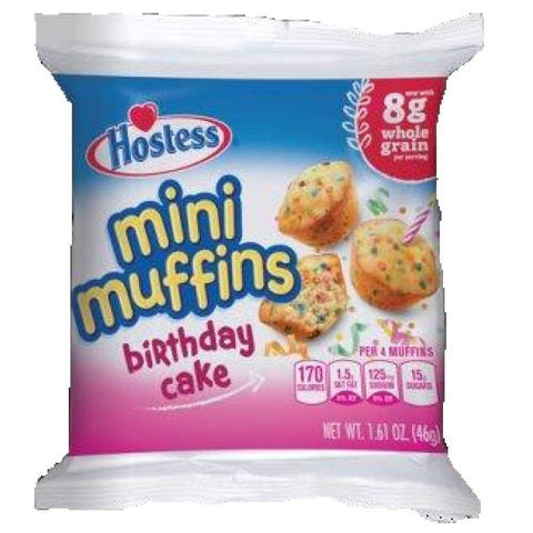 Hostess Birthday Cake Mini Muffin Single-Serve 