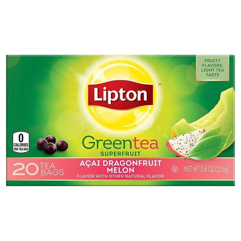 Lipton Green Tea Dragonfruit Melon 20 Bags 