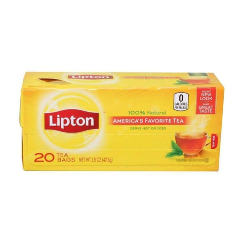 Lipton Tea Black Cup 20 Bags 