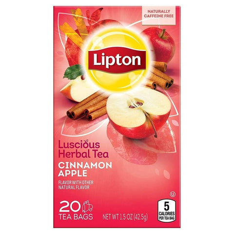Lipton Tea Herbal Apple Cinnamon 20 Bags 