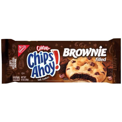Nabisco Chips Ahoy Cookies Brownie Filled, 9.5 Oz. 
