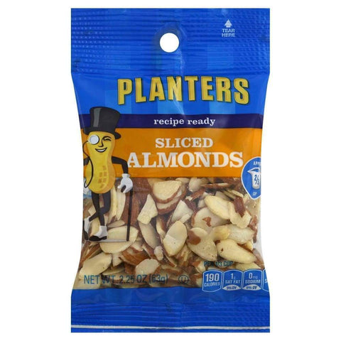 Planters Almonds Sliced 2.25 Oz 