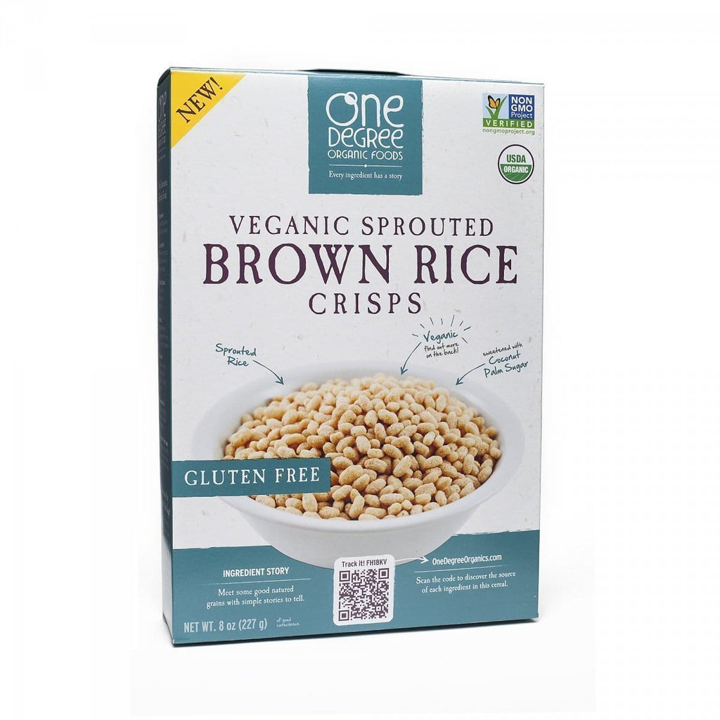 Sprouted Brown Rice Crisps - Veganic Gluten Free 8 Oz 