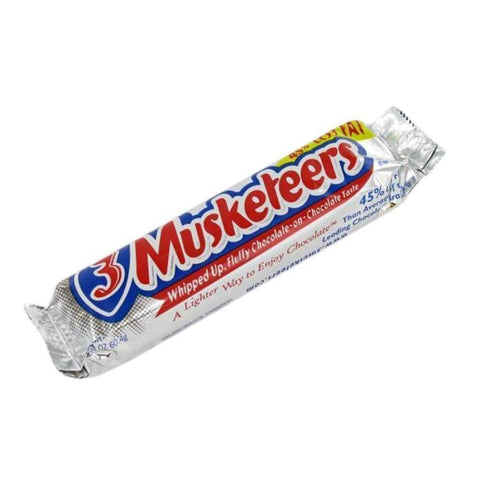 Three Musketeers Candy Bar, 2.13 Oz. 